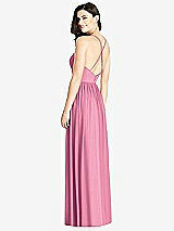 Rear View Thumbnail - Orchid Pink Criss Cross Strap Backless Maxi Dress