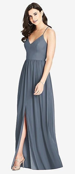 Dessy Silverstone Lux Chiffon Bridesmaid Dresses