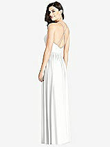 Rear View Thumbnail - White Criss Cross Strap Backless Maxi Dress