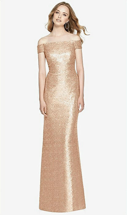 Dessy hotsell sequin dress