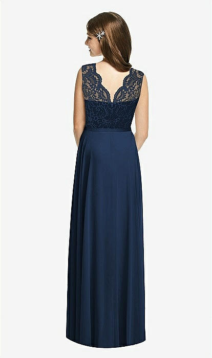 Navy blue 2025 junior bridesmaid dress