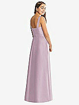 Rear View Thumbnail - Suede Rose Alfred Sung Junior Bridesmaid Style JR544