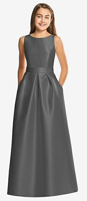 Black junior bridesmaid dresses cheap