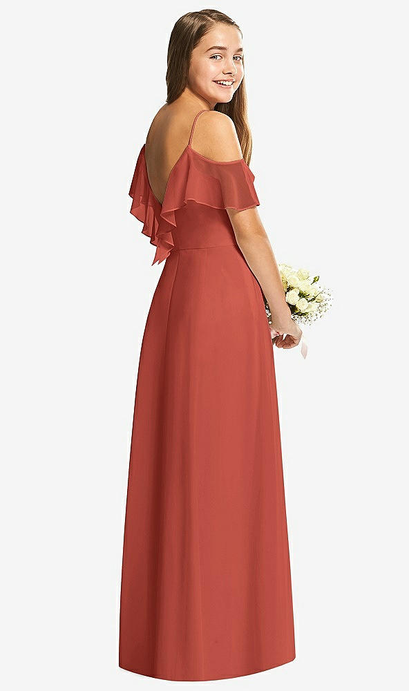 Back View - Amber Sunset Dessy Collection Junior Bridesmaid Dress JR548