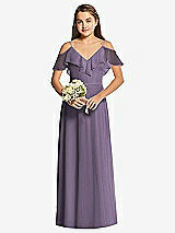 Front View Thumbnail - Lavender Dessy Collection Junior Bridesmaid Dress JR548