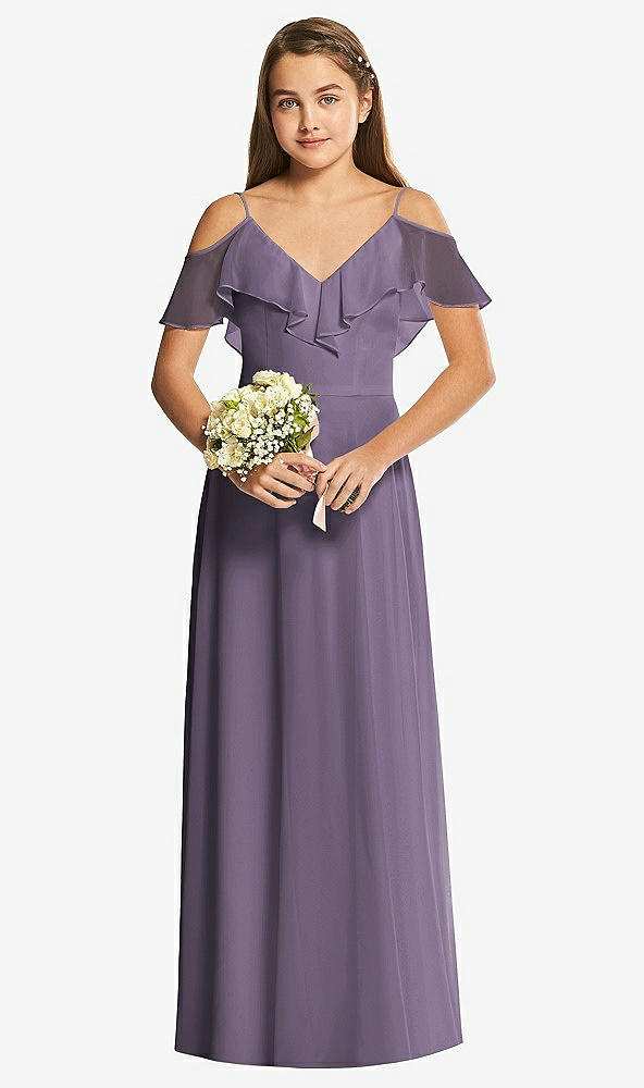 Front View - Lavender Dessy Collection Junior Bridesmaid Dress JR548