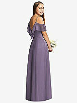 Rear View Thumbnail - Lavender Dessy Collection Junior Bridesmaid Dress JR548