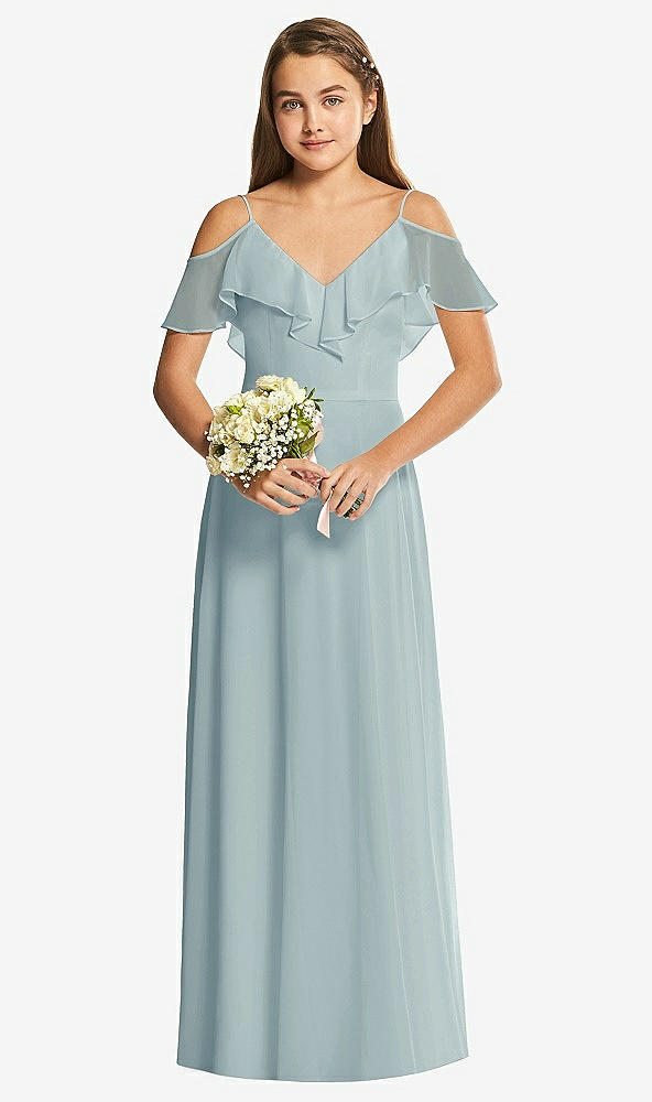 Front View - Morning Sky Dessy Collection Junior Bridesmaid Dress JR548