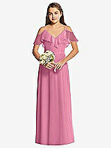 Front View Thumbnail - Orchid Pink Dessy Collection Junior Bridesmaid Dress JR548