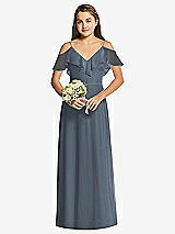 Front View Thumbnail - Silverstone Dessy Collection Junior Bridesmaid Dress JR548