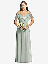 Front View Thumbnail - Willow Green Dessy Collection Junior Bridesmaid Dress JR548
