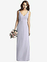 Front View Thumbnail - Silver Dove Sleeveless V-Back Long Trumpet Gown