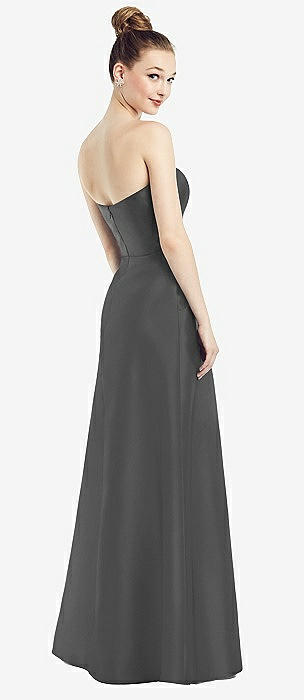 David's bridal clearance gunmetal dress