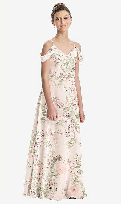 Blush cold shoulder clearance dress