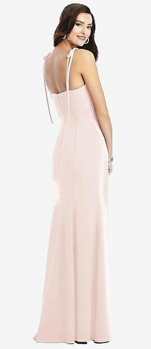 Blush crepe clearance dress