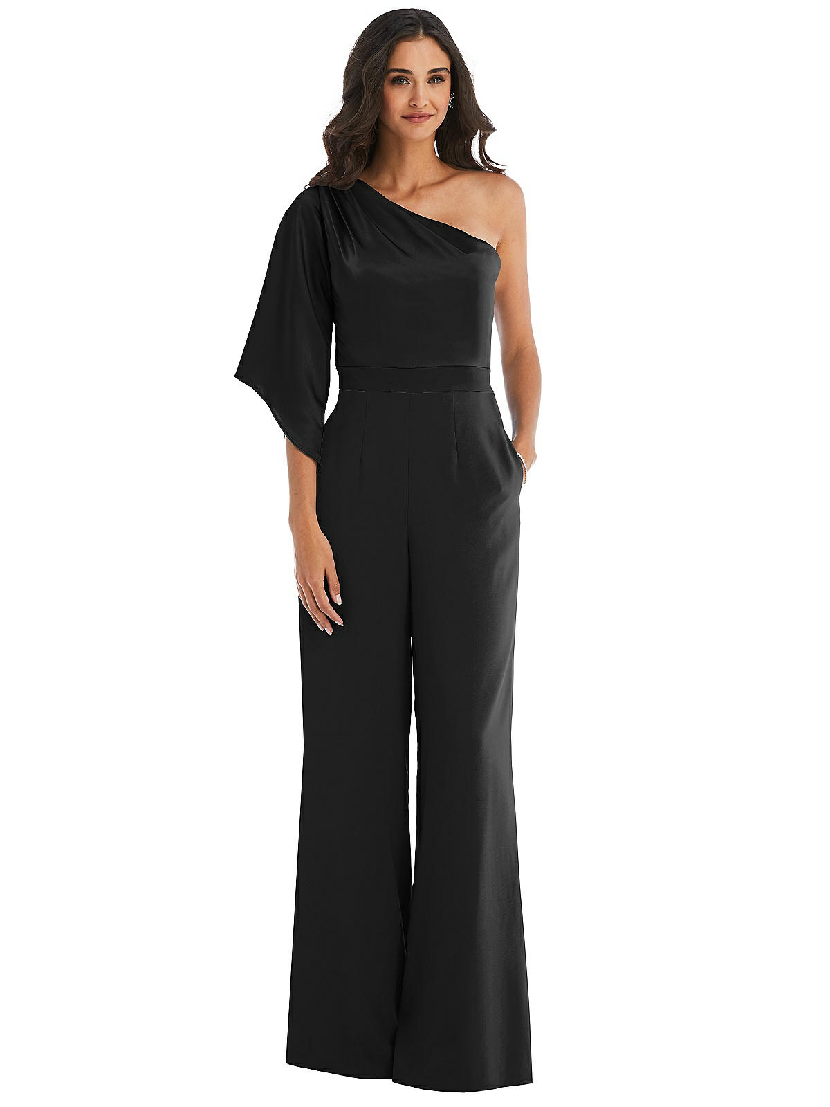 Buy Orange Silk Asymmetric One Shoulder Jumpsuit For Women by Itara Online  at Aza Fashions.