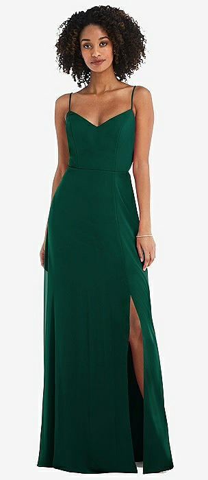 Hunter green hotsell dress long