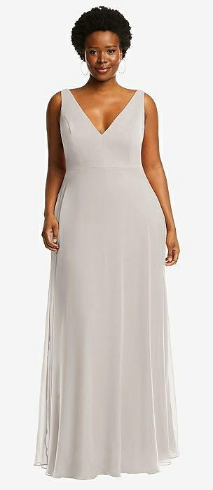 Plus size hotsell silver bridesmaid dresses