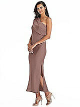 Alt View 2 Thumbnail - Sienna Draped One-Shoulder Convertible Midi Slip Dress