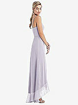 Side View Thumbnail - Moondance Scoop Neck Ruffle-Trimmed High Low Maxi Dress