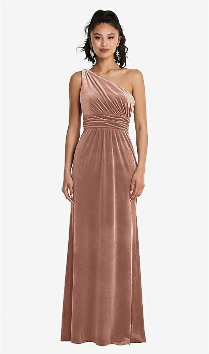 Bridesmaid top dresses velvet