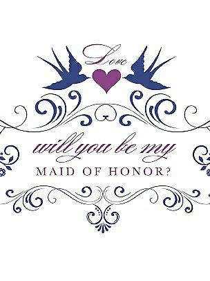 Will You Be My Maid of Honor Card - Classic