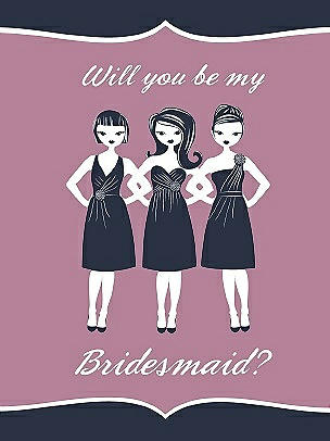 Will You Be My Bridesmaid Card - Girls