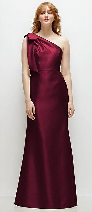 Plus size shop wine bridesmaid dresses