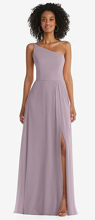 One Shoulder Bridesmaid Dresses David s Bridal Wisteria