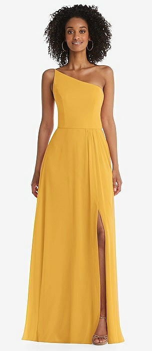 Honeydress Women's Two-Piece Prom Dresses Lace & Satin A-Line Long Evening  Dress Prom Gowns Canary Yellow at Amazon Women's Clothing store