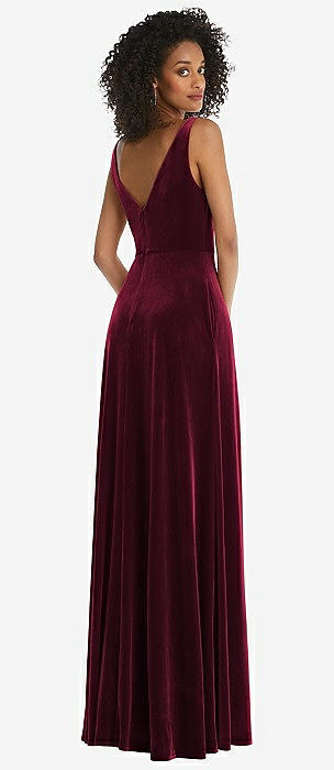 Cabernet Lux Velvet Bridesmaid Dresses