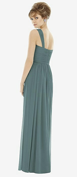 Smokey Blue Bridesmaid Dress