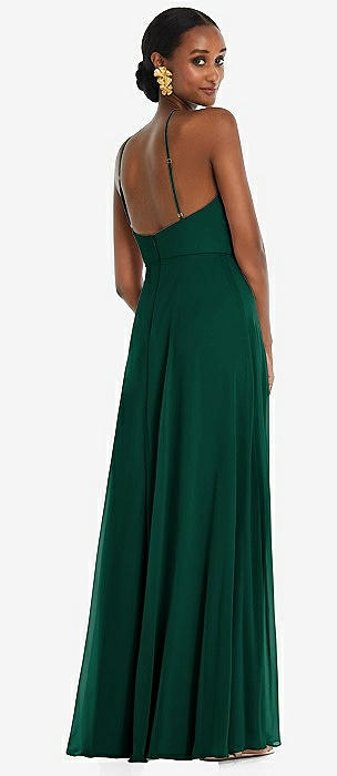 Dessy hunter store green bridesmaid dresses