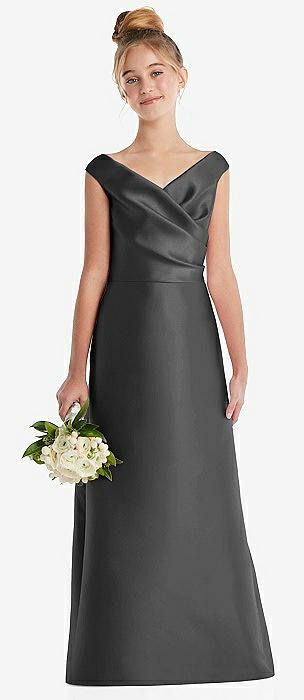 Pewter Junior Bridesmaid Dresses