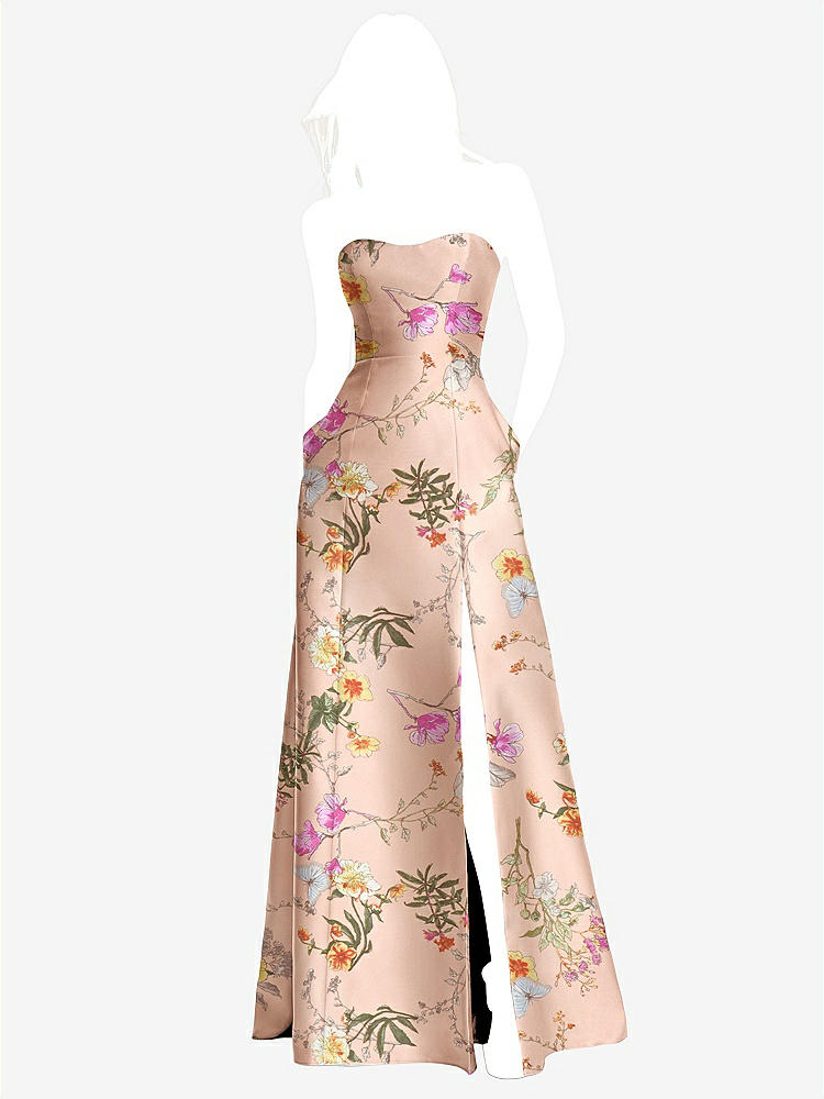使い勝手の良い】 FANOSTUDIOS 2023 V-neck floral dress ドレス