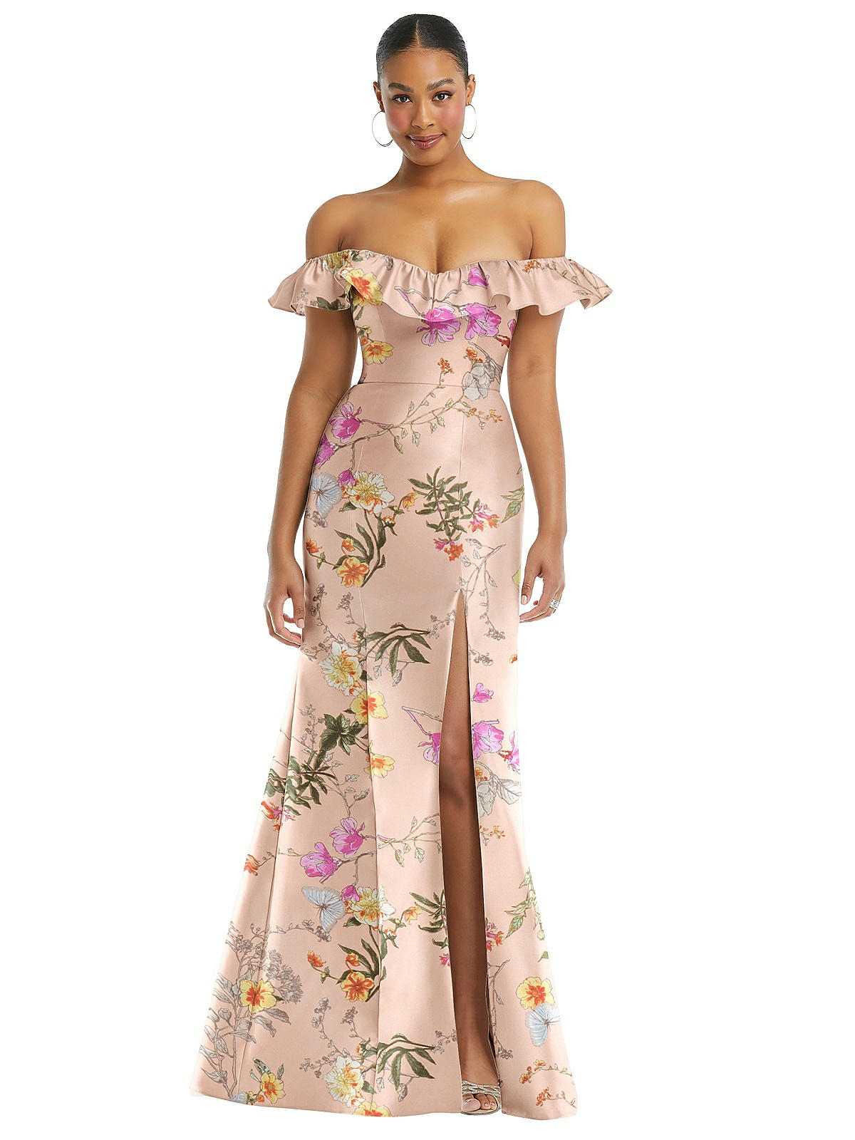 Pink Wrap V Neck Floral Maxi Dress – Emmeline's Fashion