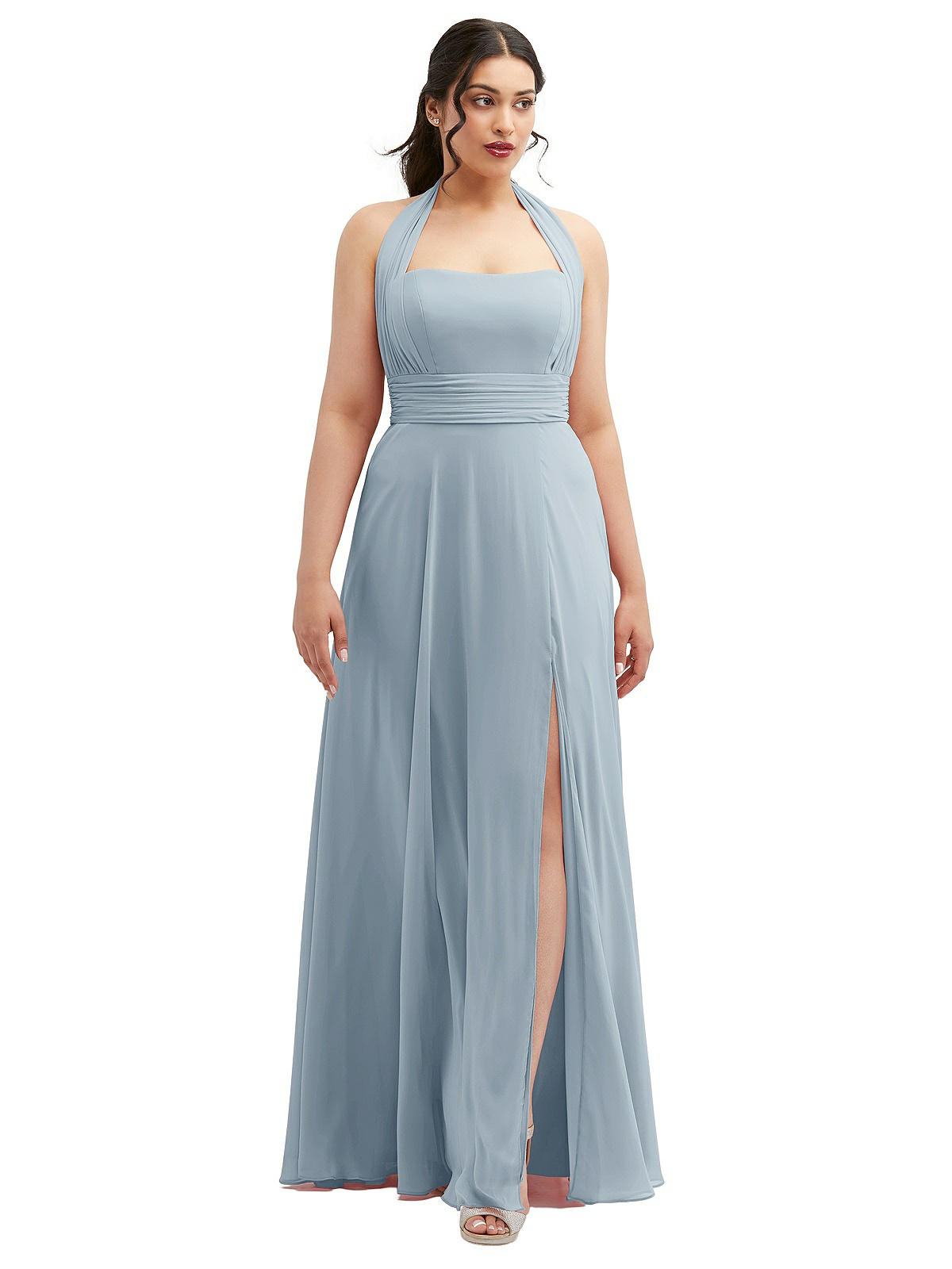 TDY Sky Blue Maxi / Short Bridesmaid Dress Convertible Dress