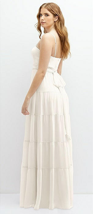 Grace Tiered Maxi Dress, Ivory