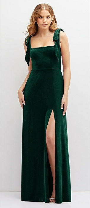 Emerald Green Velvet Dress/ Velvet Bridesmaid Dress/ Velvet Long Dress/  Velvet Long Sleeve Dress/ Winter Dress/ Gift for Her LAA158 -  Sweden