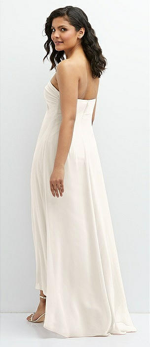  GITEES Dresses for Women Elegant White Strapless Big