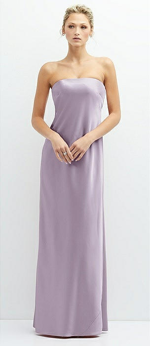 Lilac Bustier Dress With Lush Skirt, Lilac Girls Dress, Light Lilac  Bridesmaid Dress, Lilac Mini Dress, Lilac Cotton Dress 