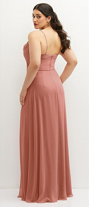 Desert Rose Lux Chiffon Bridesmaid Dresses