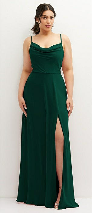 Plus Size Monette Maxi Dress - Hunter Green