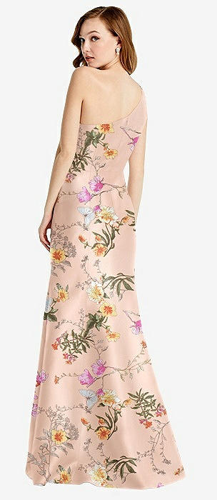 Butterfly Botanica Pink Sand Floral Bridesmaid Dresses