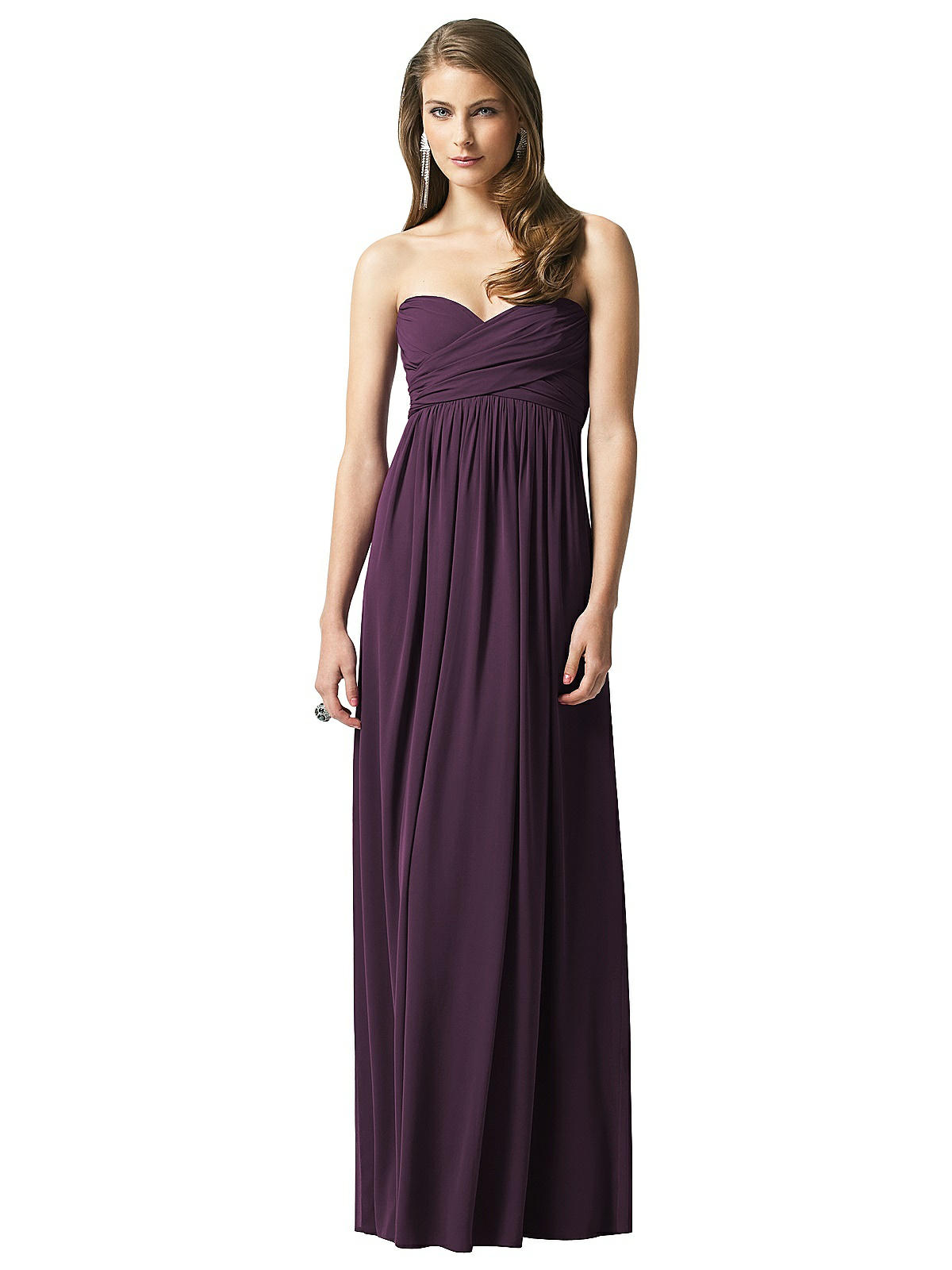 Dessy Collection Style 2846 In Aubergine | The Dessy Group