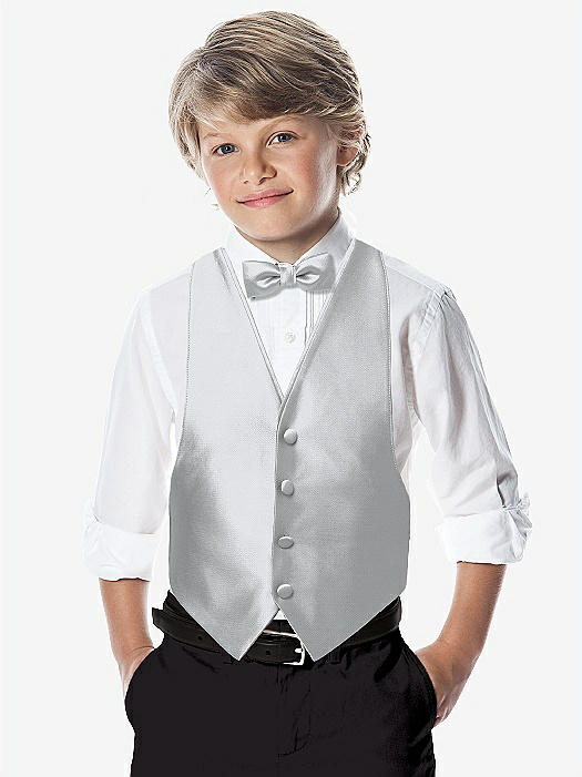 Cute little boy wearing white shirt, tie and grey vest, fashion look Stock  Photo by ©PEPPERSMINT 82480744