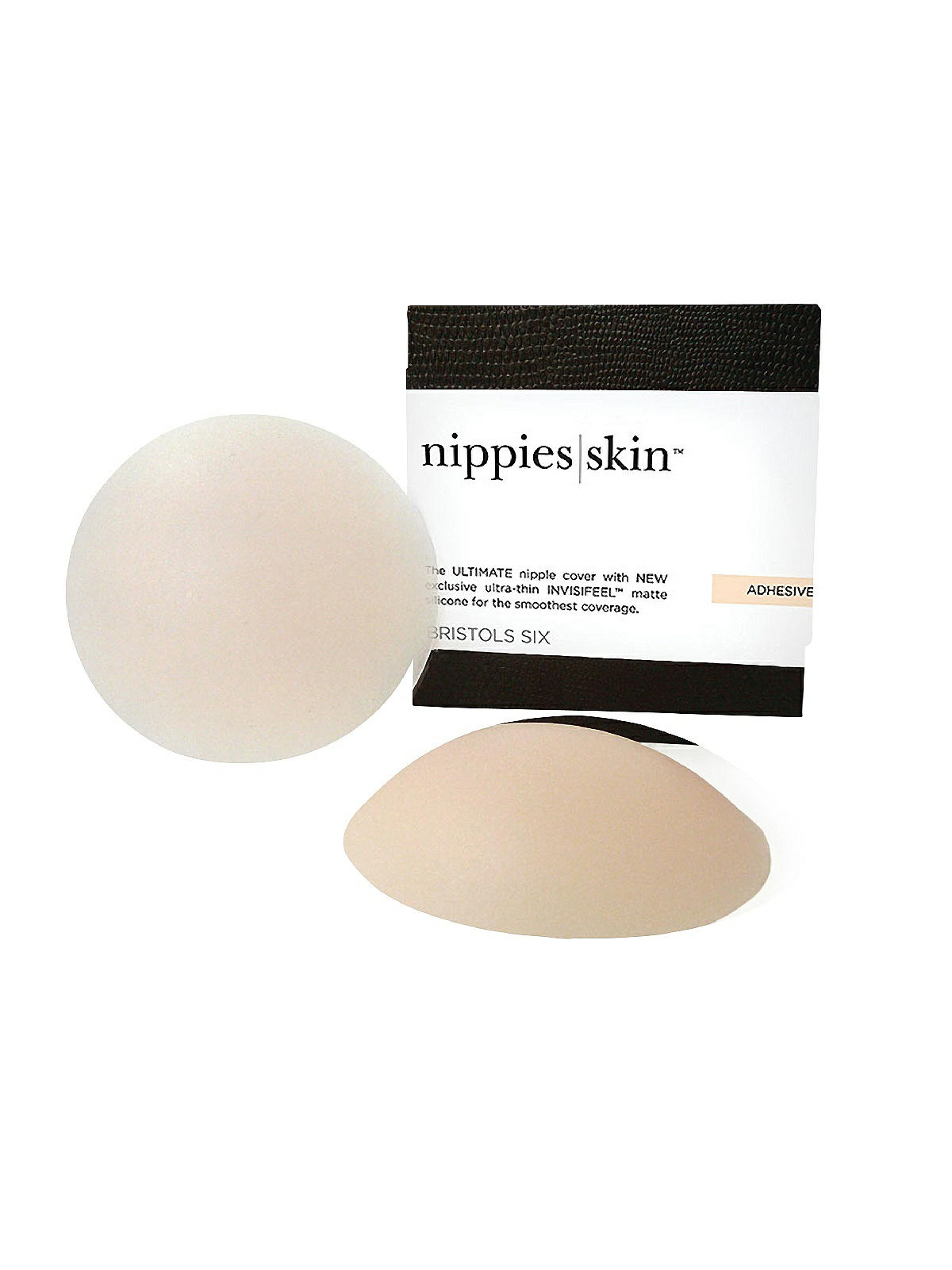 Bristol 6 Adhesive Nippies Skin Covers Light S1-Light - Free