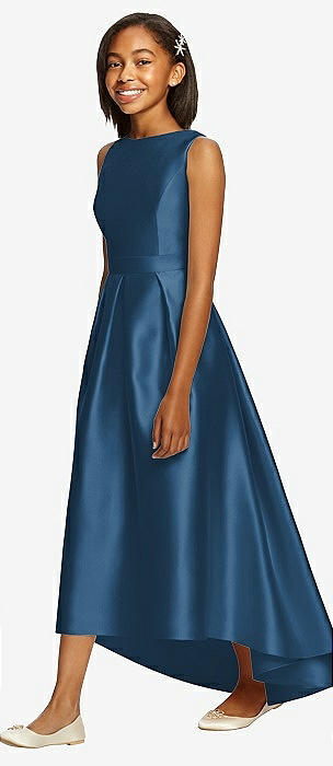 Dusk Blue Junior Bridesmaid Dresses