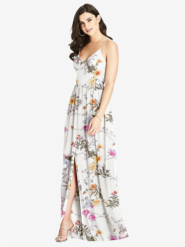 Ba&sh Women’s Madison Floral Crisscross Back Maxi Dress Size S NWT $480