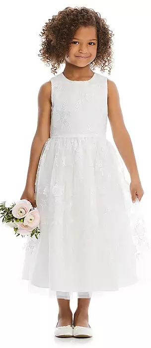 Plain flower outlet girl dresses